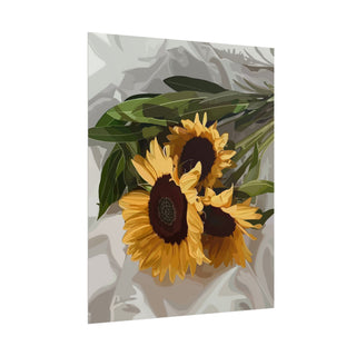 Sunflower Serenity Art Print | Digital Art