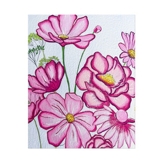 Pretty in Pink Art Print | Acrylic Painting
