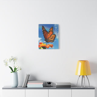 Garden Guest Canvas Print | Digital Art