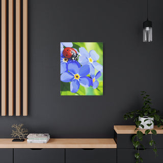 Ladybug Lullaby Canvas Print | Digital Art