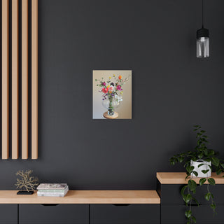 Spring Wildflowers Canvas Print | Digital Art