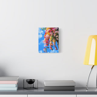 Cascading Bloom Canvas Print | Digital Art