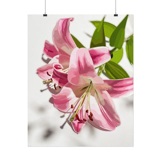 Lovely Lilies Art Print | Digital Art