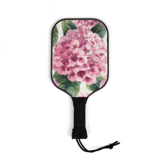 Pink Hydrangea Watercolor Floral Pickleball Kit