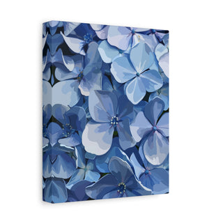 Blooming Blue Canvas Print | Digital Art