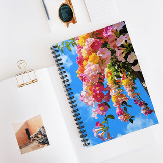 Cascading Blooms Notebook