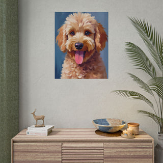 Golden Doodle Dog Art Print