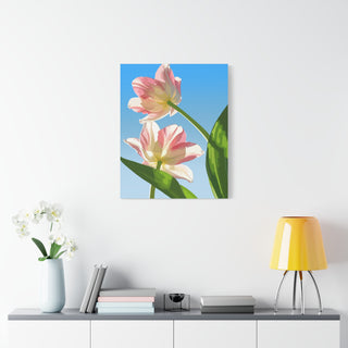 Tulip Garden Canvas Print | Digital Art