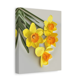 Daffodil Daydream Canvas Print | Digital Art