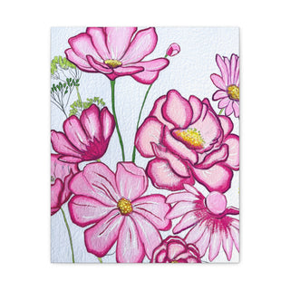 Pretty in Pink Canvas Print | Acrylic Painting