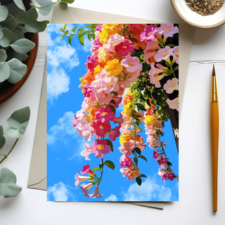 Cascading Blooms | Postcard