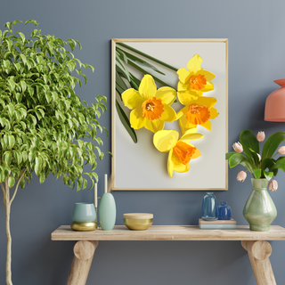 Daffodil Daydream Art Print | Digital Art