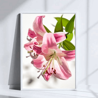 Lovely Lilies Art Print | Digital Art