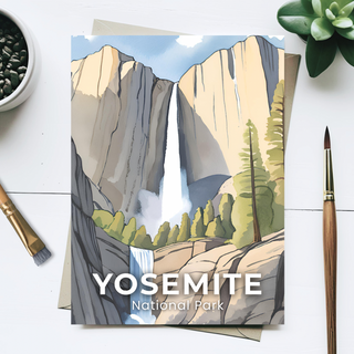 Yosemite National Park Postcard