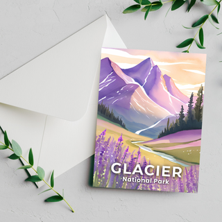 Glacier National Park Postcard