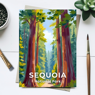 Sequoia National Park Postcard