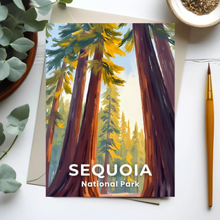 Sequoia National Park Postcard