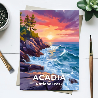 Acadia National Park Postcard