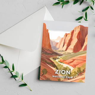 Zion National Park Postcard
