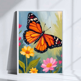Butterfly Garden Art Print