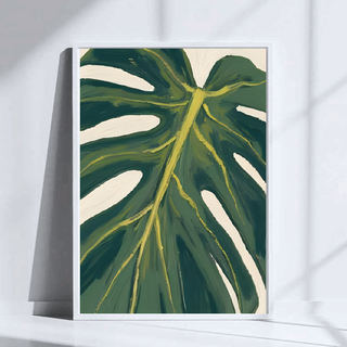 Monstera Leaf Art Print