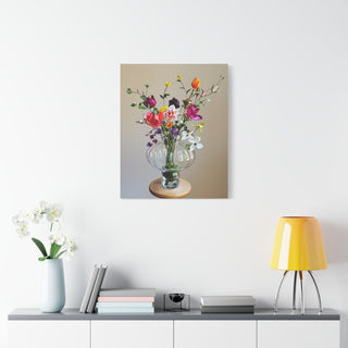 Spring Wildflowers Canvas Print | Digital Art