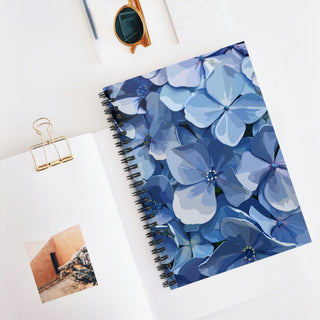 Blooming Blue Notebook
