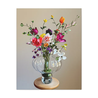 Spring Wildflowers Canvas Print | Digital Art