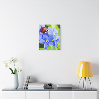 Ladybug Lullaby Canvas Print | Digital Art