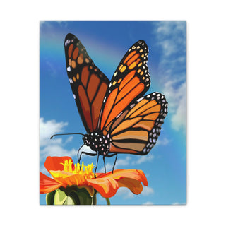 Garden Guest Canvas Print | Digital Art