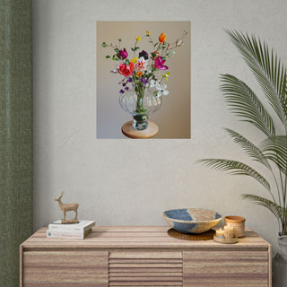 Spring Wildflowers Art Print | Digital Art