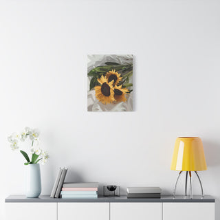 Sunflower Serenity Canvas Print | Digital Art
