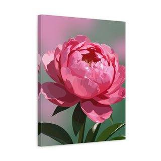 Peony Promise Canvas Print | Digital Art