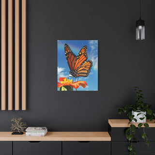 Garden Guest Canvas Print | Digital Art