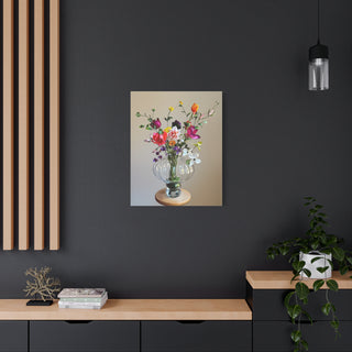 Spring Wildflowers Canvas Print | Digital Art