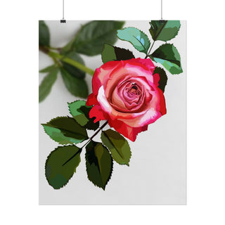 Simply Rosy Art Print | Digital Art