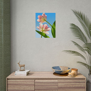 Tulip Garden Art Print | Digital Art