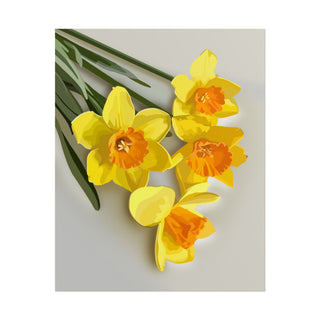 Daffodil Daydream Art Print | Digital Art