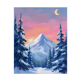Winter Mountain Art Print