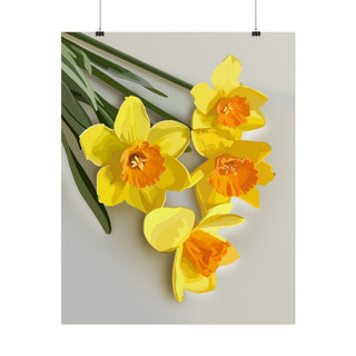 Daffodil Daydream Art Print | Digital Art