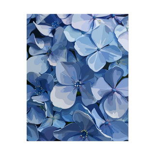 Blooming Blue Art Print | Digital Art