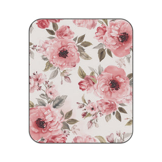 Blushing Blooms Floral Watercolor Picnic Blanket