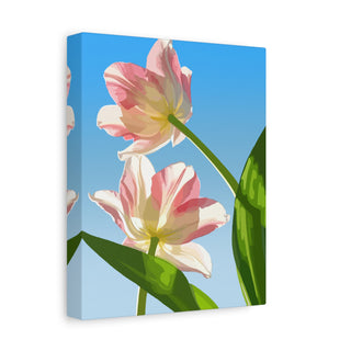 Tulip Garden Canvas Print | Digital Art