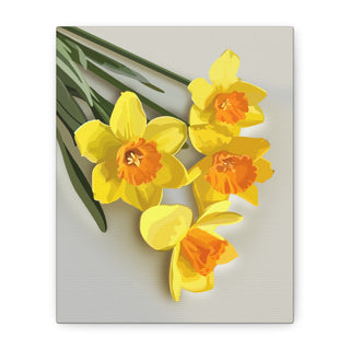 Daffodil Daydream Canvas Print | Digital Art
