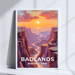 Badlands National Park Art Print
