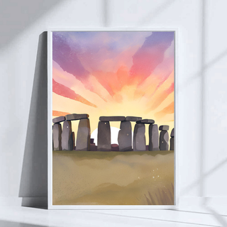 Stonehenge Art Print