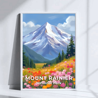 Mount Rainier National Park Art Print