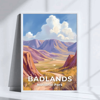 Badlands National Park Art Print