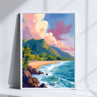 Fiji Mountains Art Print