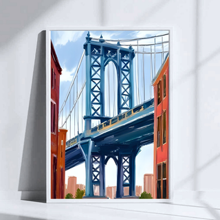Manhattan Bridge Art Print